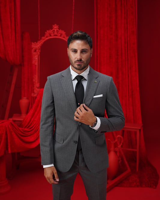 SB-2 Buttons Suit TR - Stripes