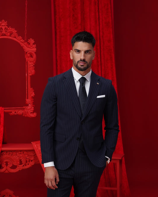 SB-2 Buttons Suit TR - Stripes