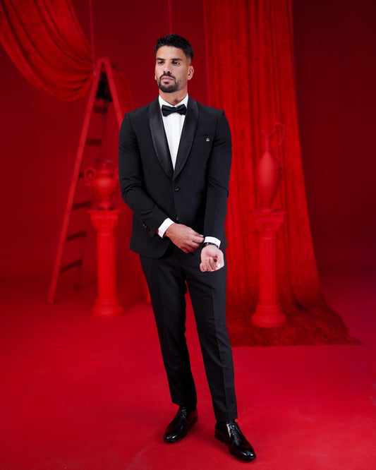 DB1-S Prada Suit Groom satin