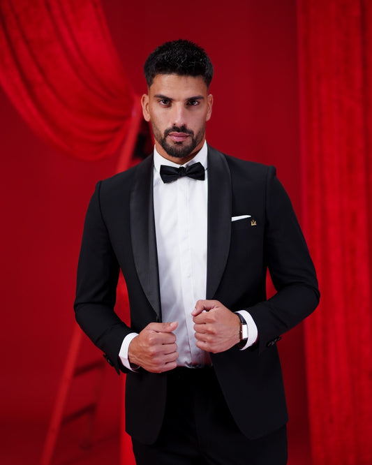 DB1-S Prada Suit Groom satin