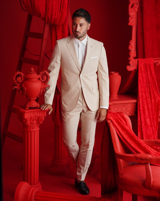 بدلة أزرار SB-2 TR - مخططة